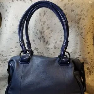 Mimco blue bag shop